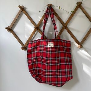 Sézane Tote - Gingham Red